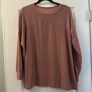 Old Navy Active Long Sleeve Side Slit Mauve